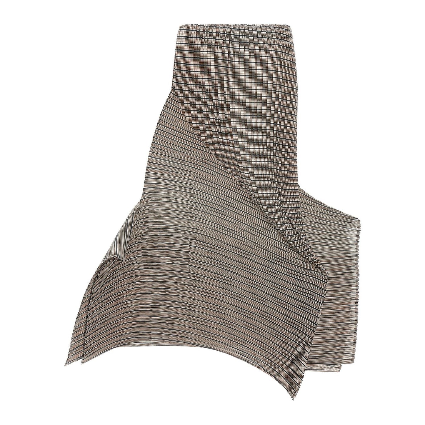 Issey Miyake Brown Polyester Mini Skirt