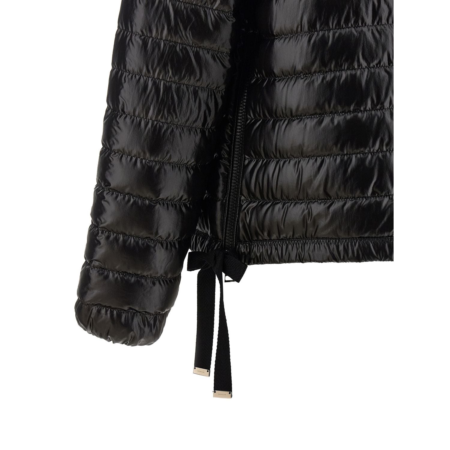Moncler Black Polyamide Full-Length Jacket