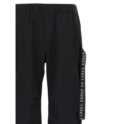 44 Label Group Black Polyamide Athletic Pants