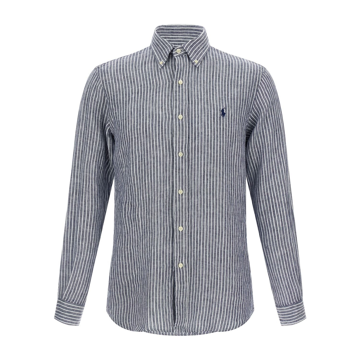 Polo Ralph Lauren Blue Linen Blouse