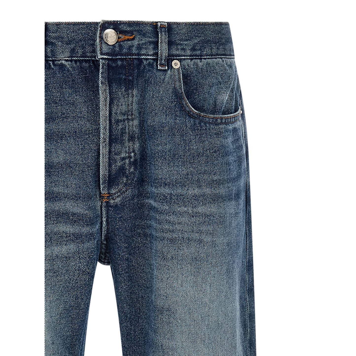 A.P.C. Blue Cotton Straight-Leg Jeans