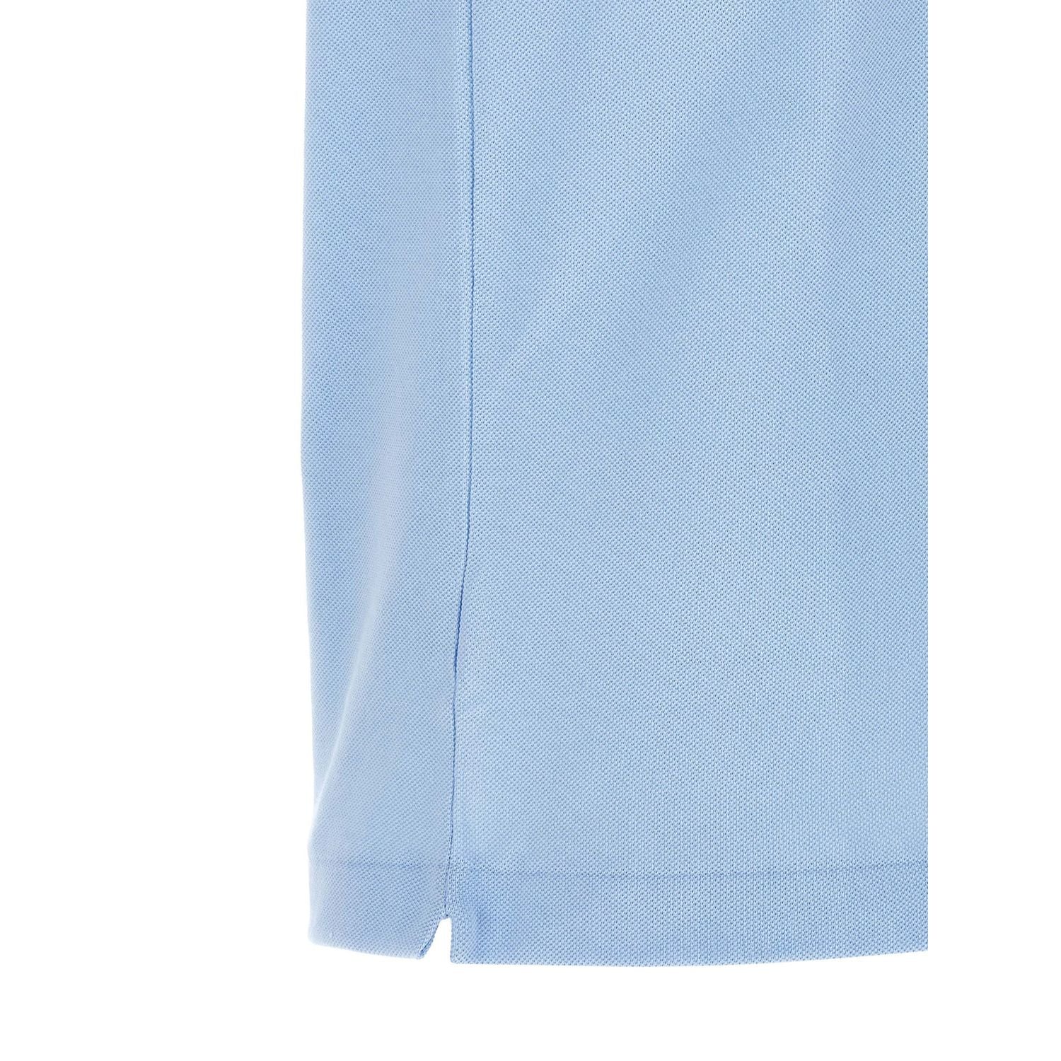 Lacoste Blue Cotton Polo Shirt