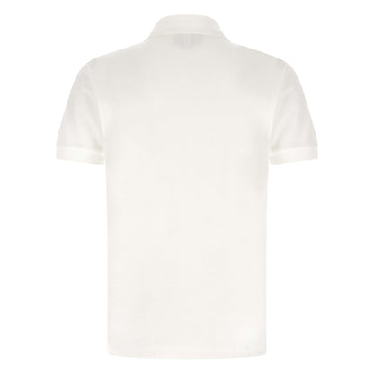 Lacoste White Cotton Polo Shirt