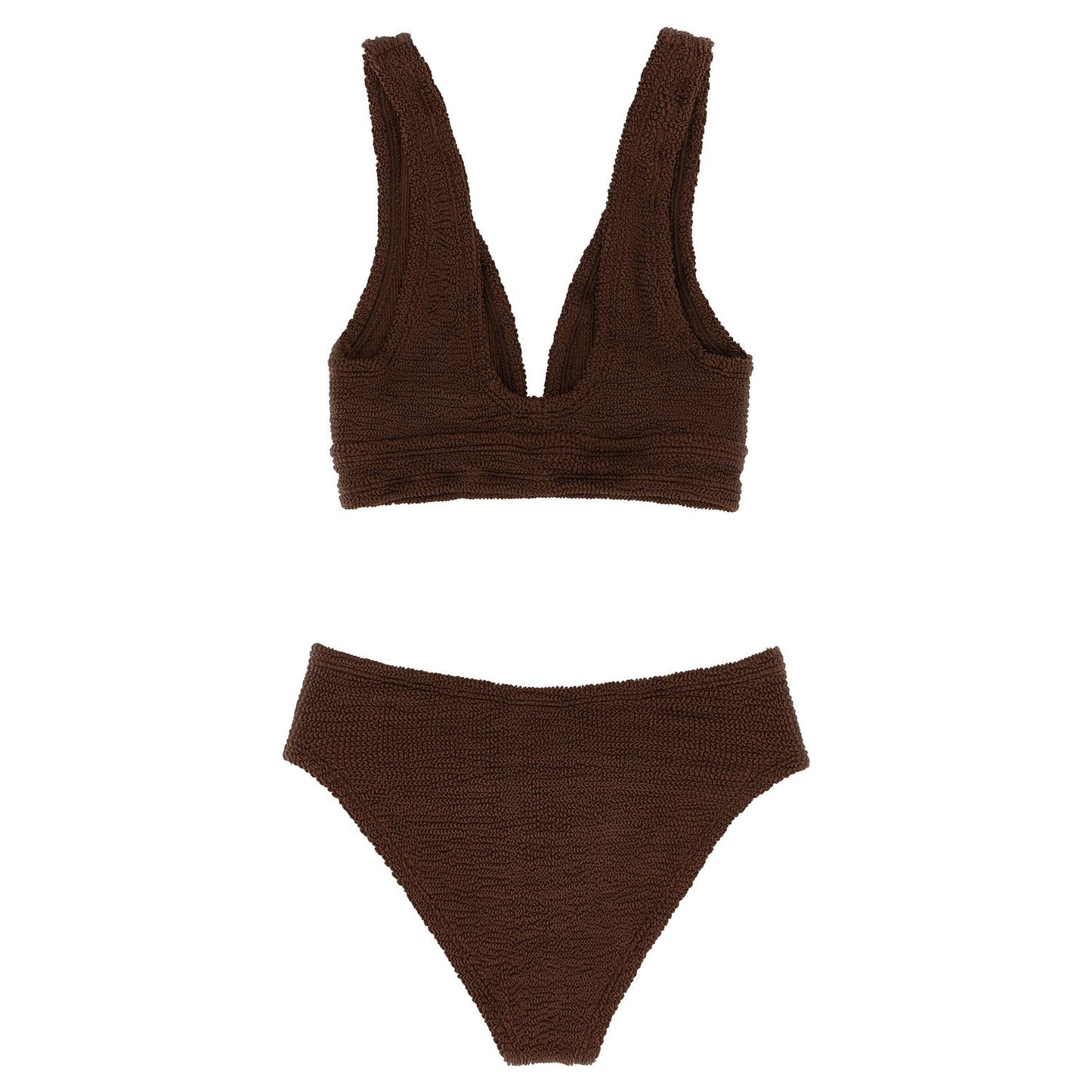 Hunza G Brown Polyamide Bikini