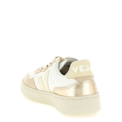 Veja Gold Genuine Leather Low Top Sneakers