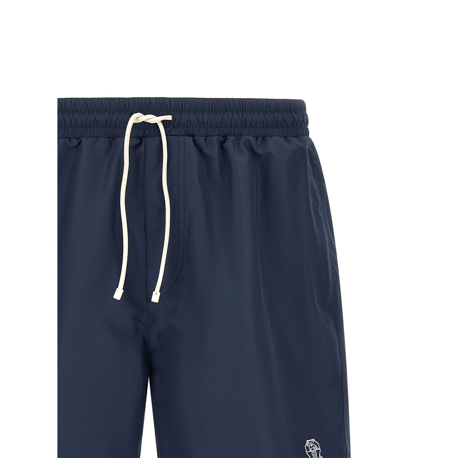 Brunello Cucinelli Blue Polyester Swim Shorts