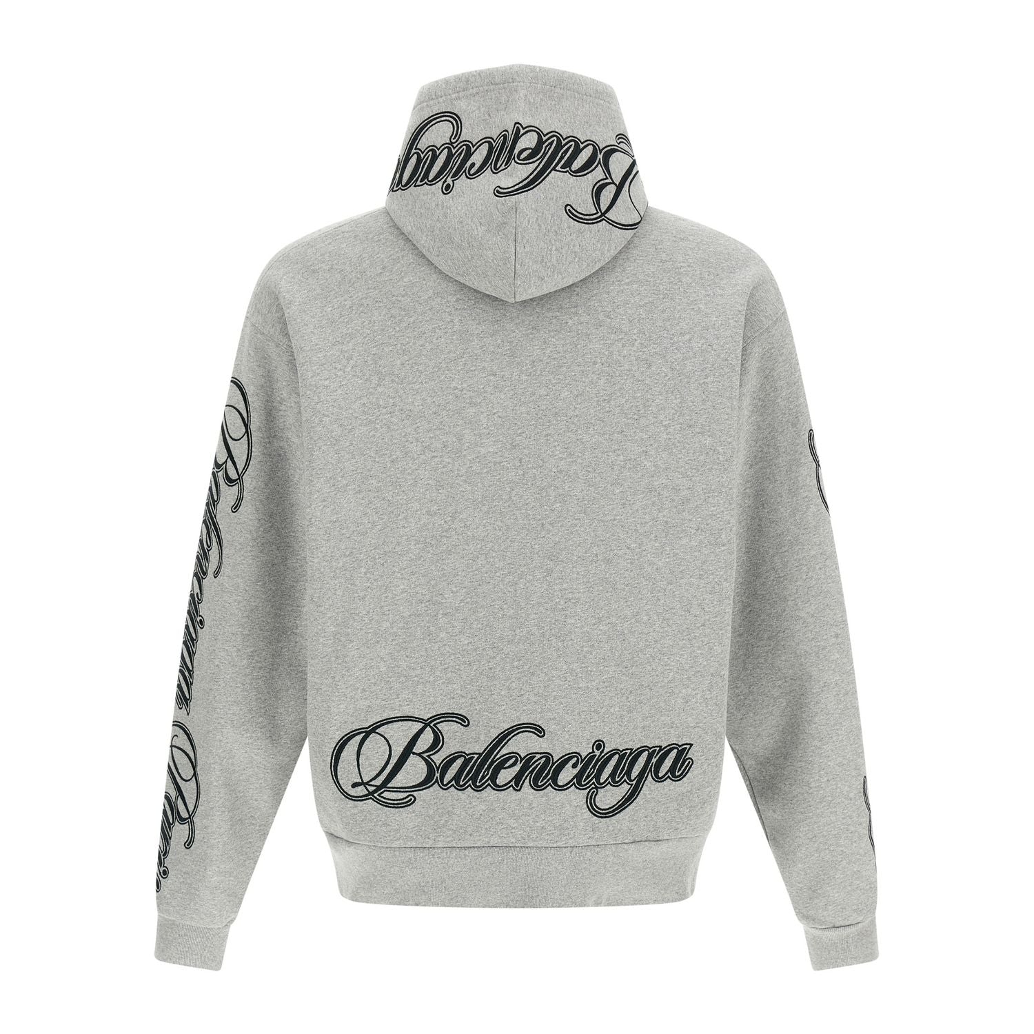 Balenciaga Gray Cotton Sweatshirt