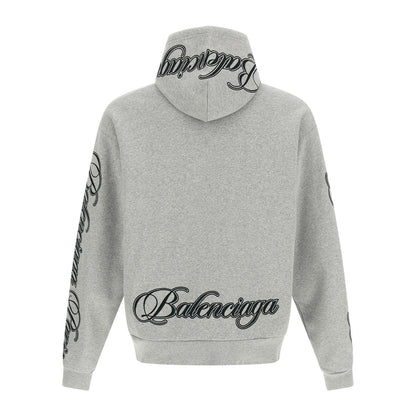 Balenciaga Gray Cotton Sweatshirt