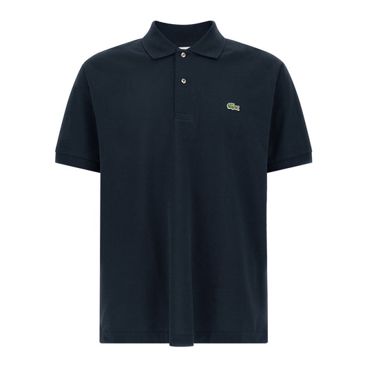 Lacoste Blue Cotton Polo Shirt