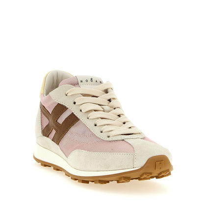 Hogan Multicolor Cotton Athletic Sneakers