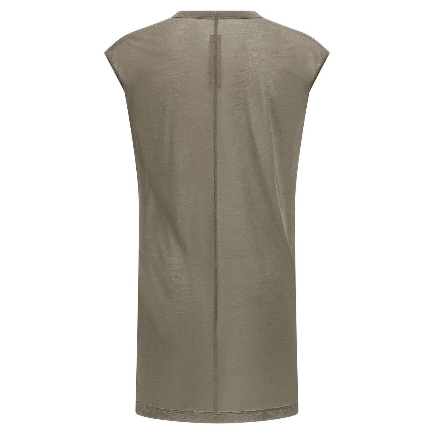 Rick Owens Gray Cotton T-Shirt