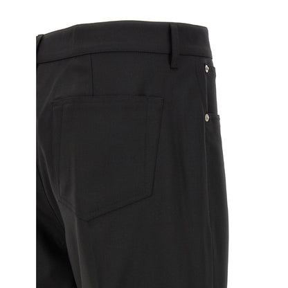 Rick Owens Black Wool Jeans Denim