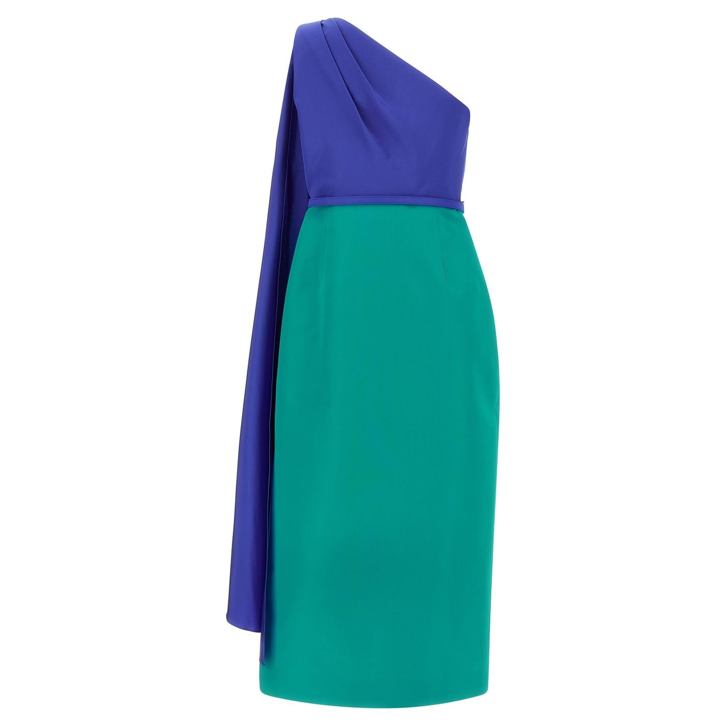 Carolina Herrera Multicolor Silk Midi Dress