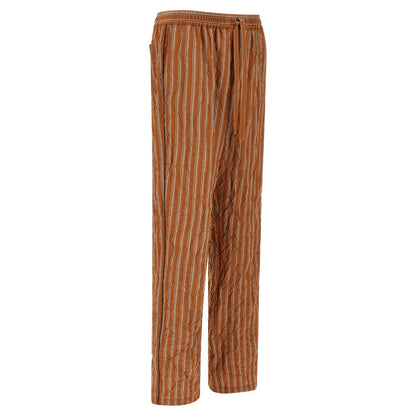 Dolce & Gabbana Brown Viscose Casual Pants