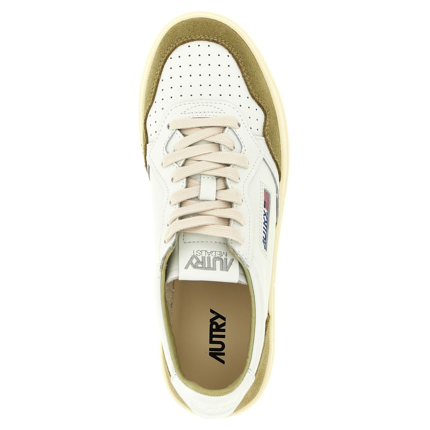Autry Bicolor Cowhide Low Top Sneakers