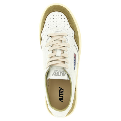 Autry Bicolor Cowhide Low Top Sneakers