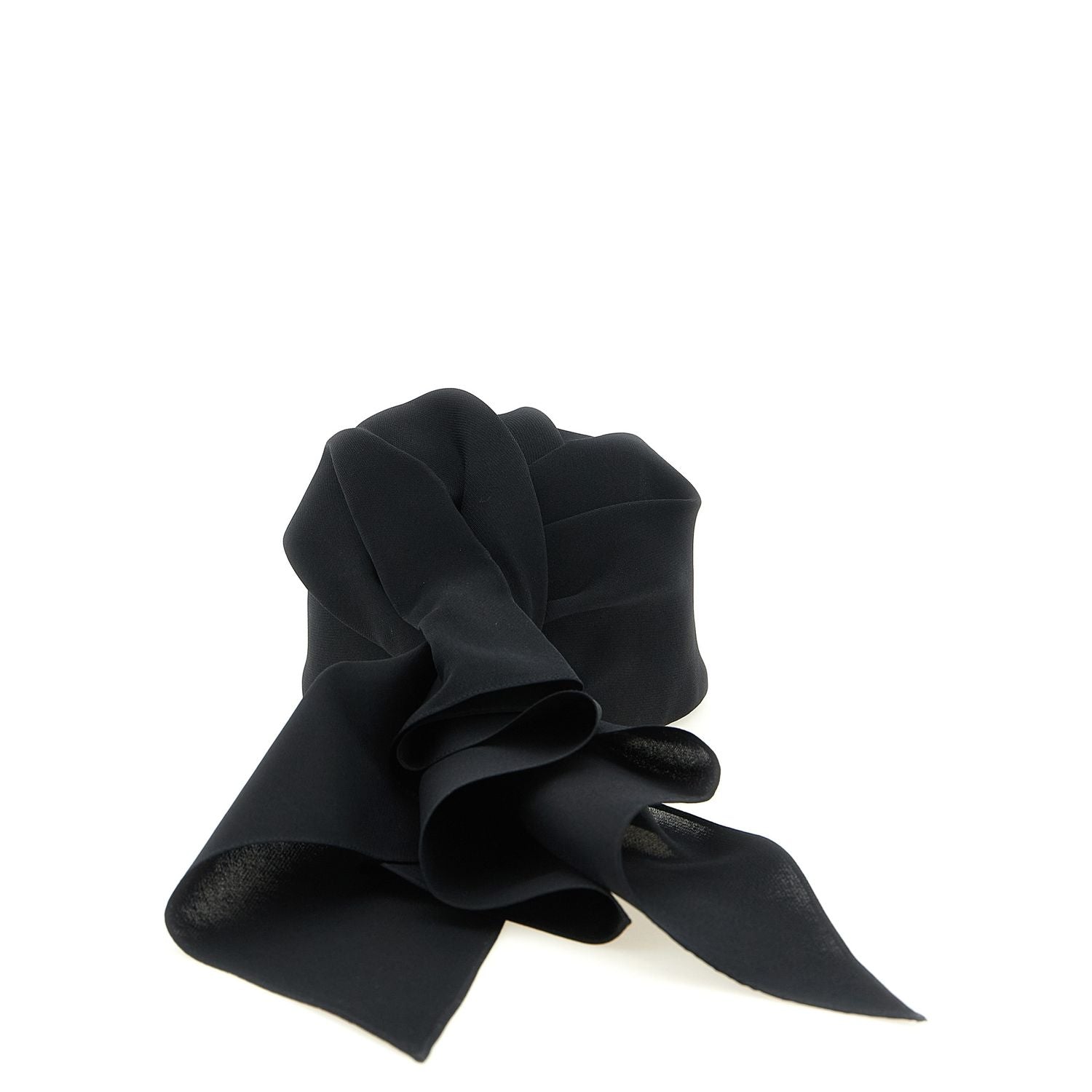 Balenciaga Black Silk Cap (Baseball Hat)
