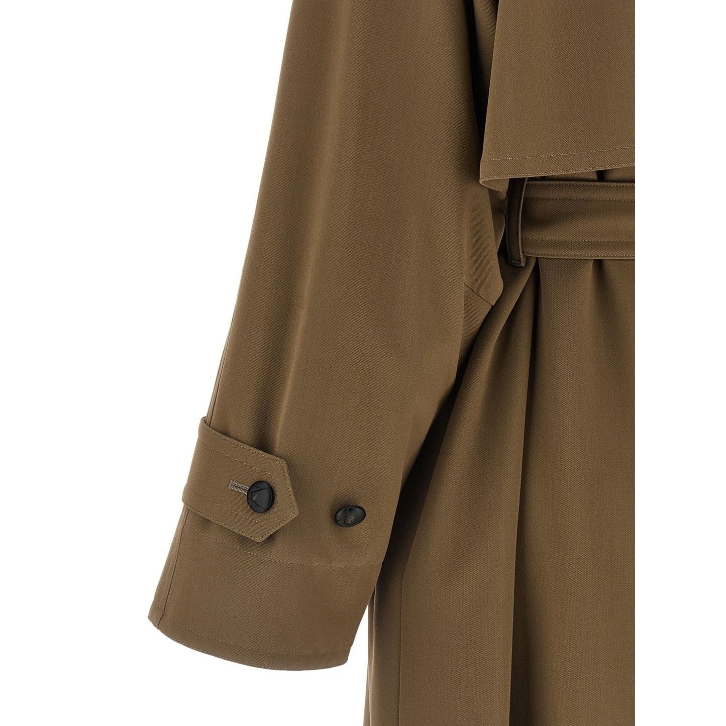 Max Mara Brown Virgin Wool Coat
