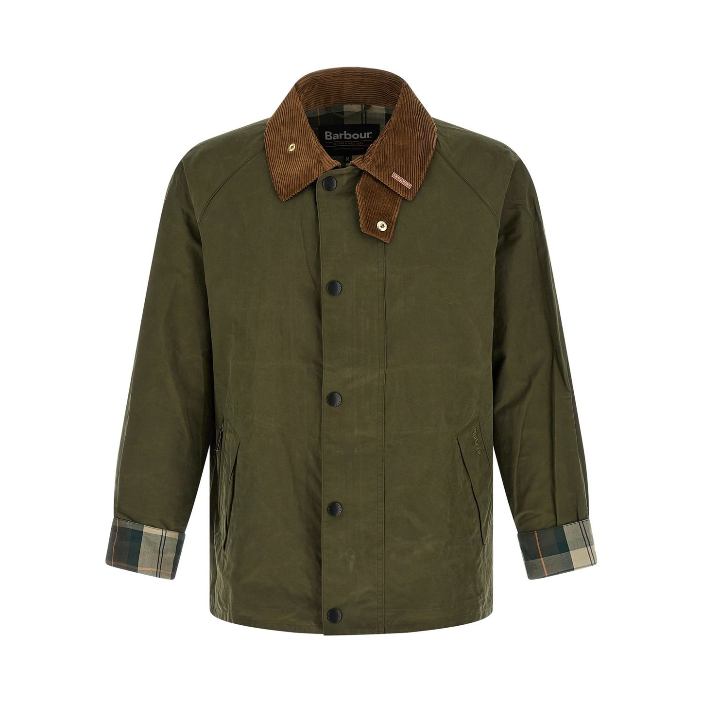 Barbour Bicolor Cotton Full-Length Jacket