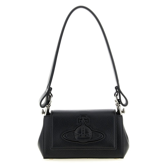 Vivienne Westwood Black Polyethylene Shoulder Bag