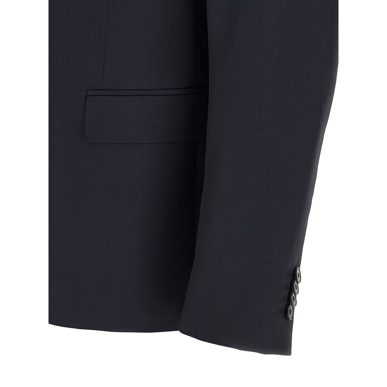 ZEGNA Blue Wool Two-Piece Suit