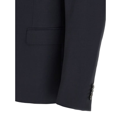 ZEGNA Blue Wool Two-Piece Suit