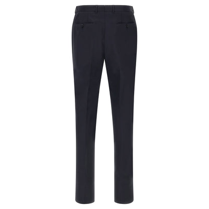 ZEGNA Blue Wool Two-Piece Suit