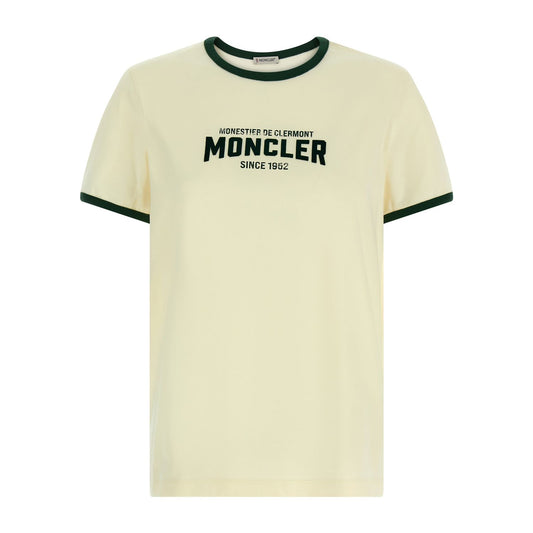 Moncler Beige Cotton T-Shirt