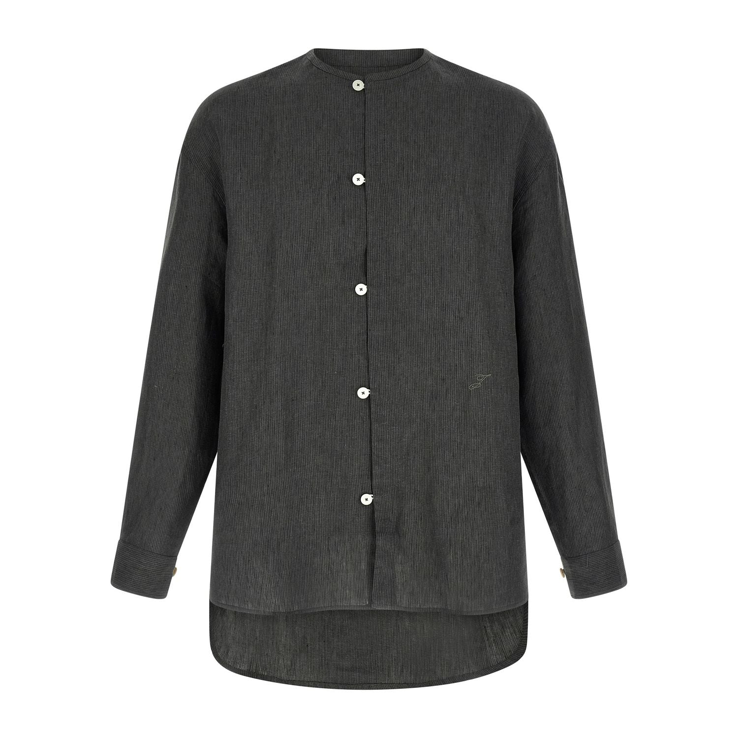 Jacquemus Gray Linen Blouse
