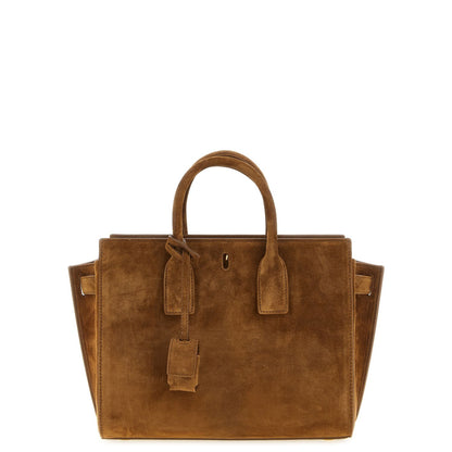 Saint Laurent Brown Calfskin Handbag