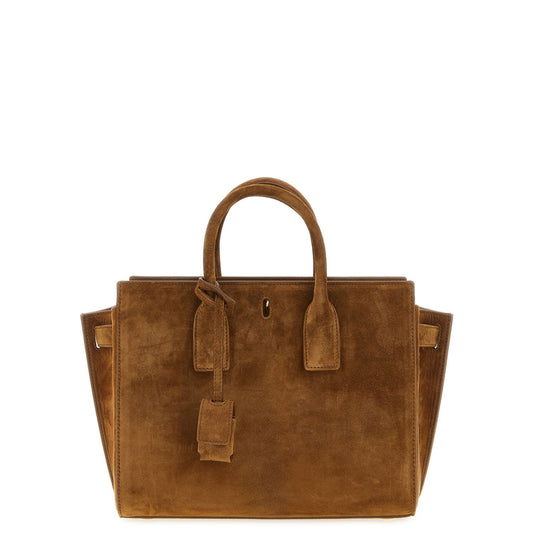 Saint Laurent Brown Calfskin Handbag