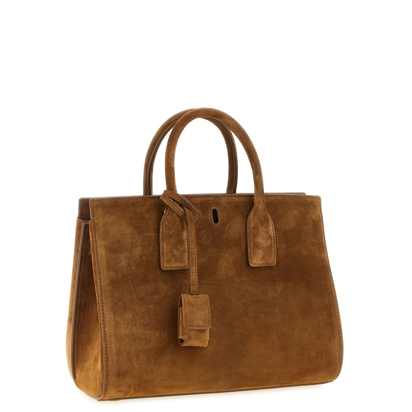 Saint Laurent Brown Calfskin Handbag