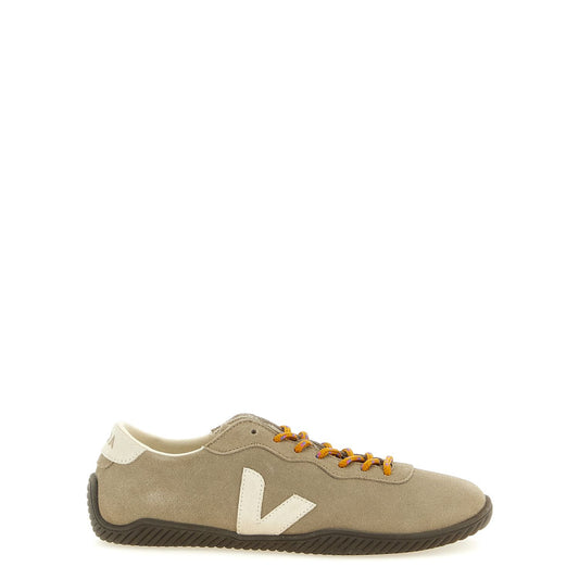 Veja Gray Calfskin Sneakers