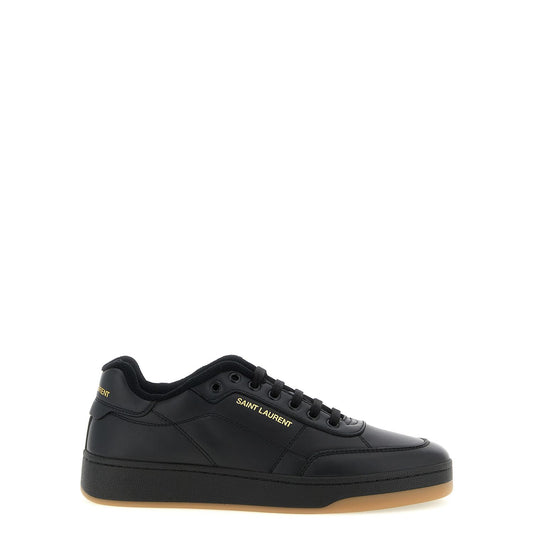 Saint Laurent Black Calfskin Low Top Sneakers
