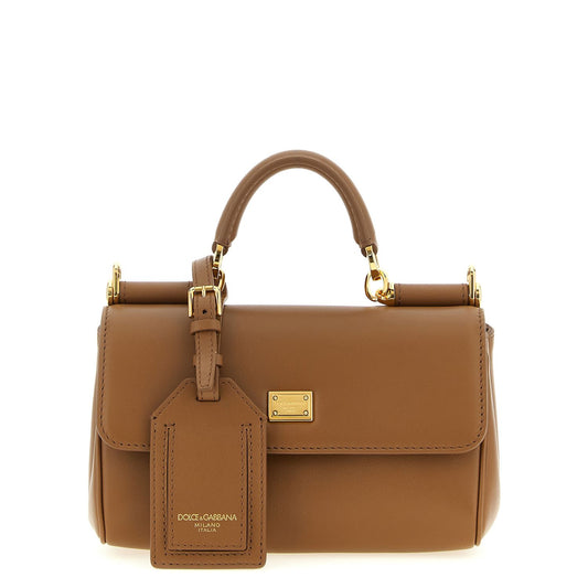 Dolce & Gabbana Brown Calfskin Handbag
