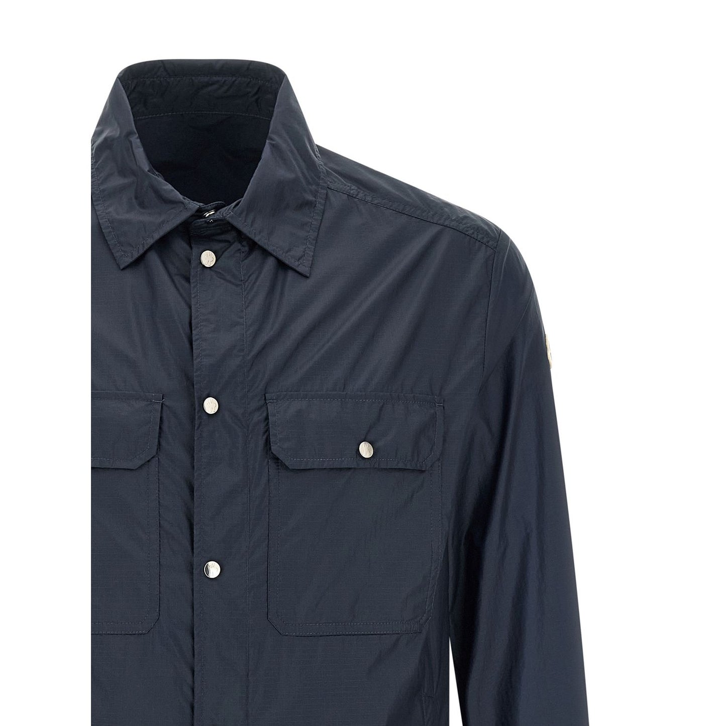 Moncler Blue Polyamide Blouse