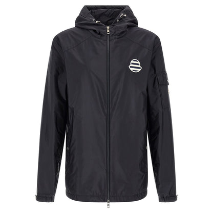 Moncler Blue Polyamide Shell Jacket