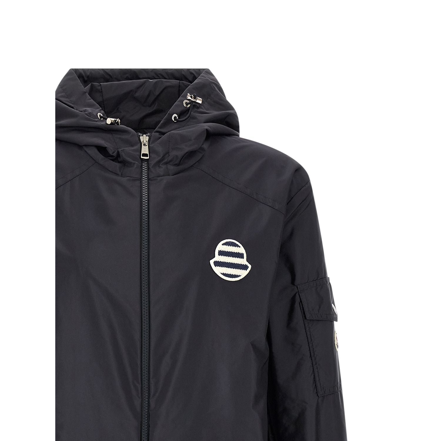 Moncler Blue Polyamide Shell Jacket