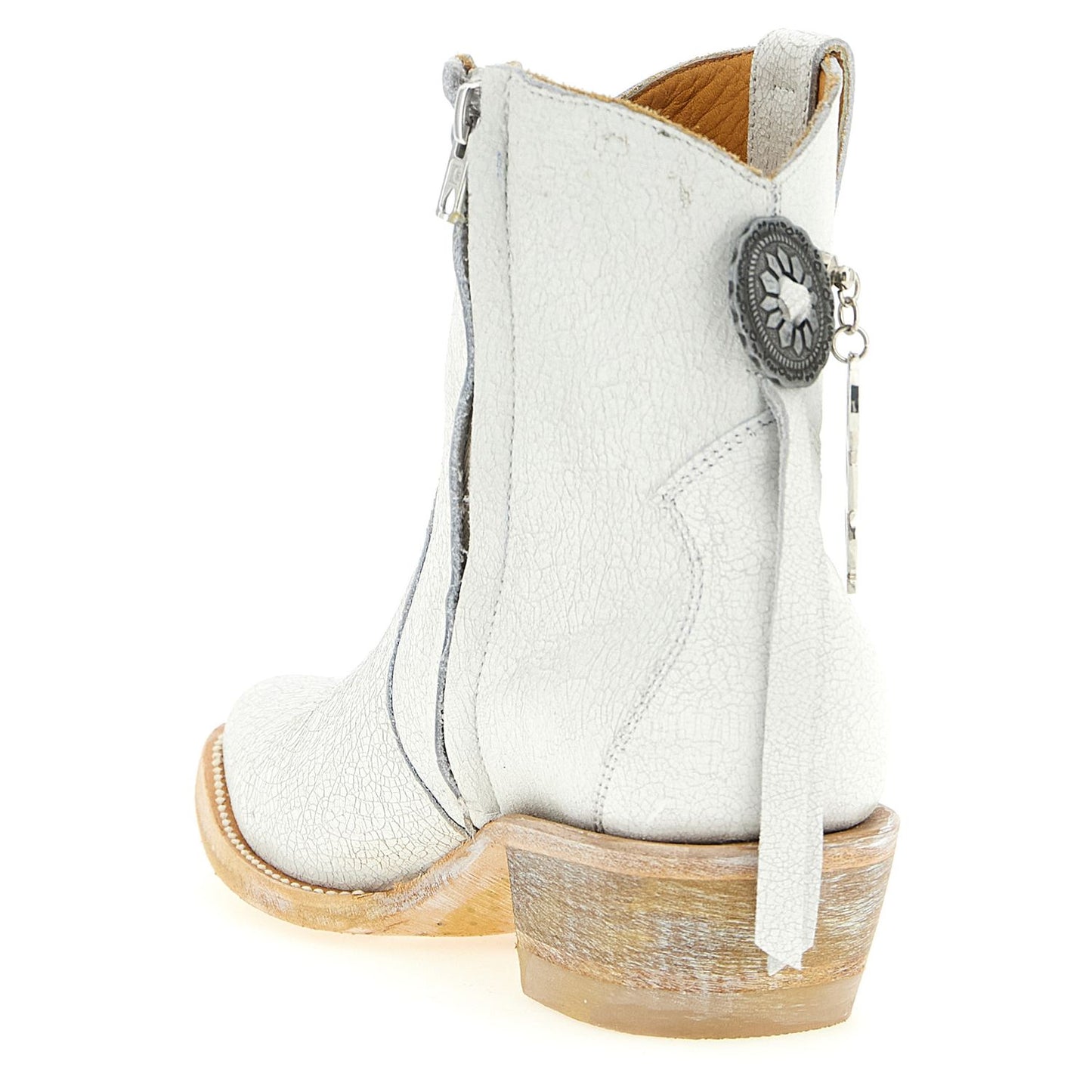 Comme Des Garçons White Cowhide Chelsea Boots