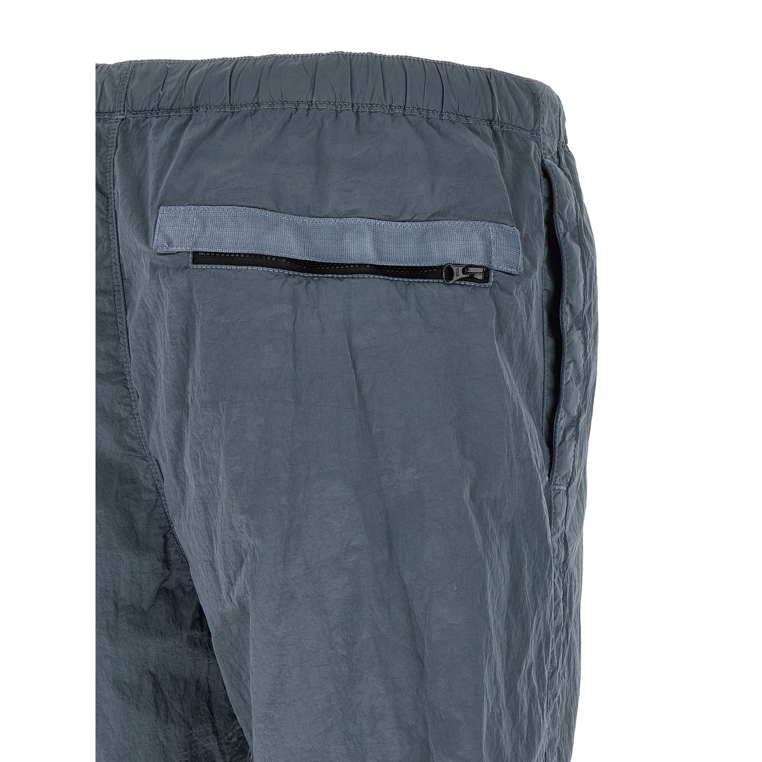Stone Island Blue Polyamide Joggers (Workout Pants)