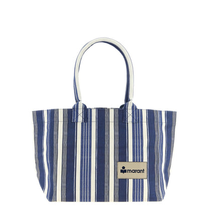Isabel Marant Blue Cotton Tote Bag