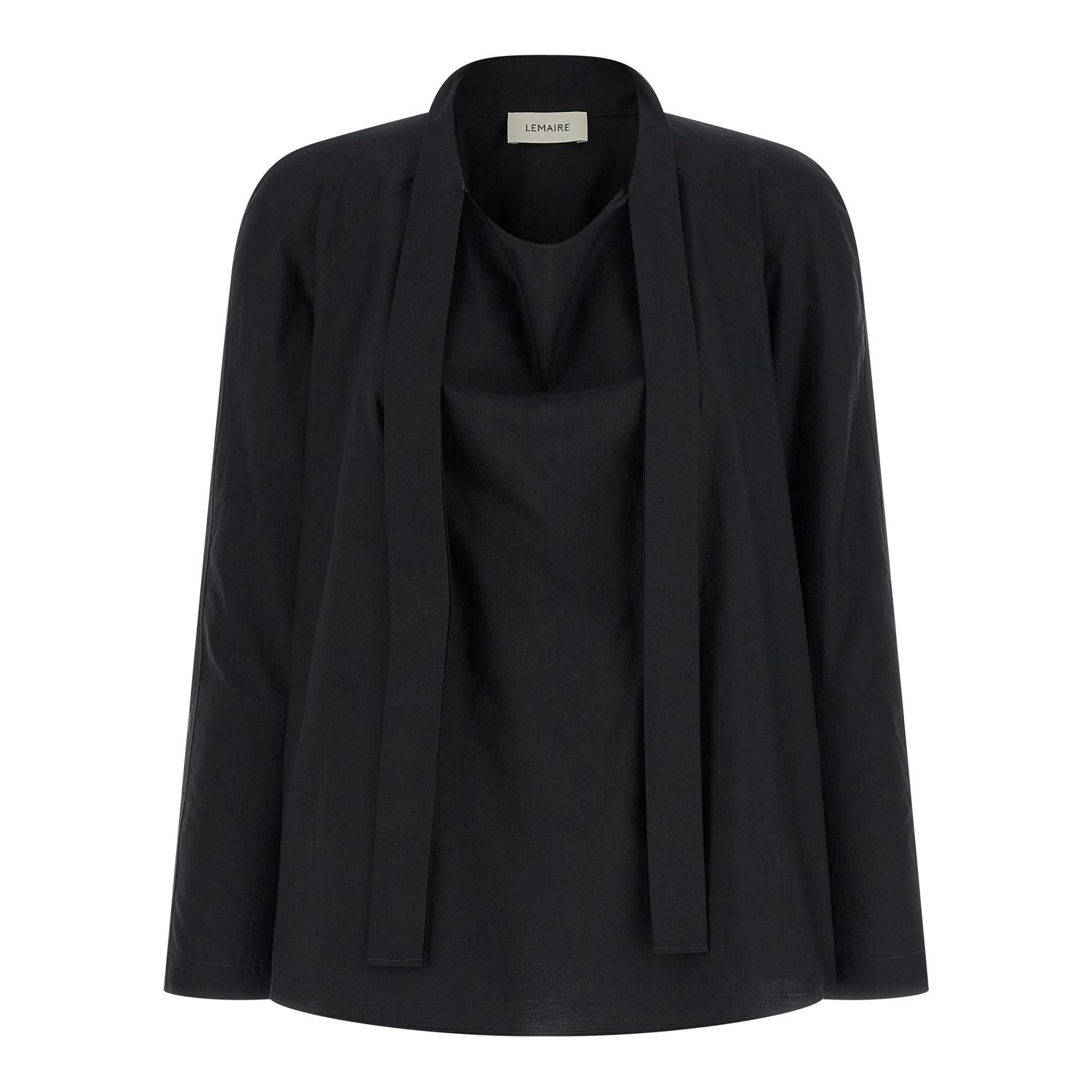 Lemaire Black Cotton Blouse