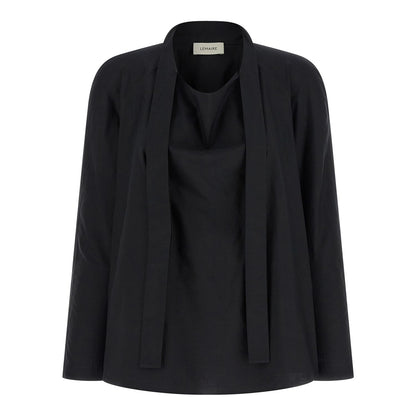 Lemaire Black Cotton Blouse
