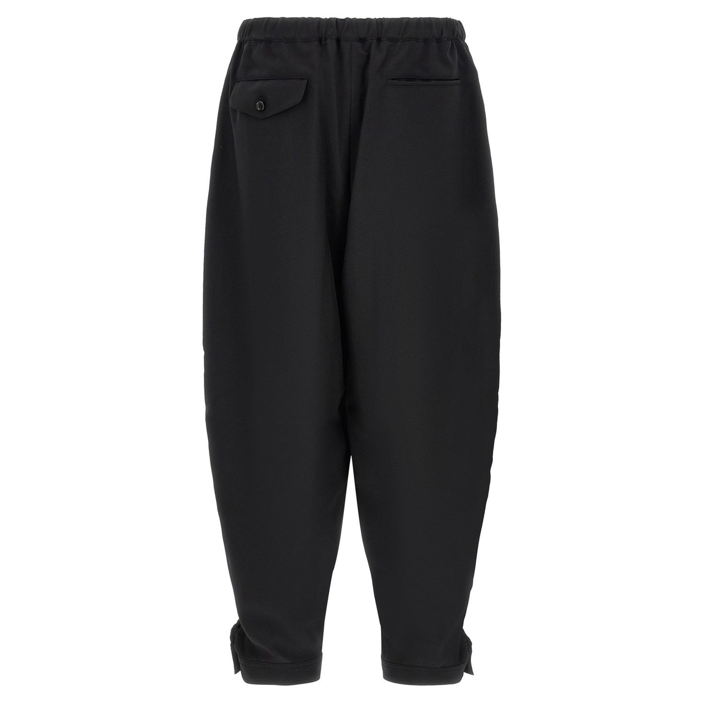 Comme Des Garçons Black Polyester Casual Pants