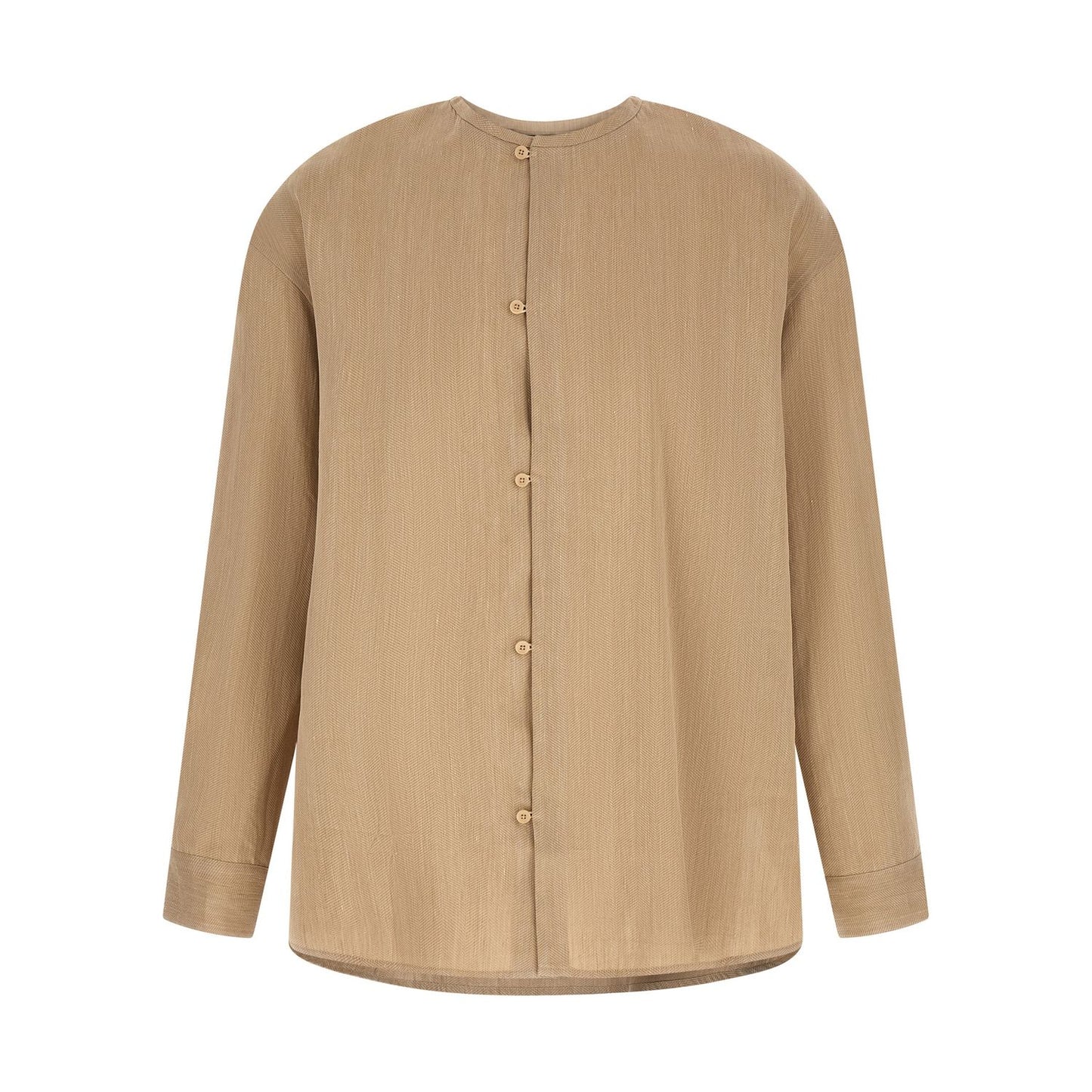 Jacquemus Beige Linen Blouse