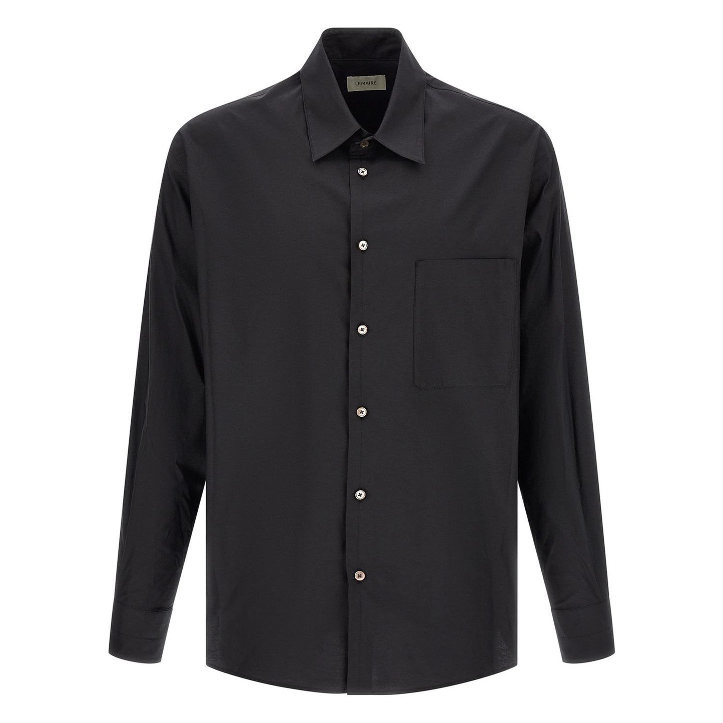 Lemaire Black Cotton Blouse
