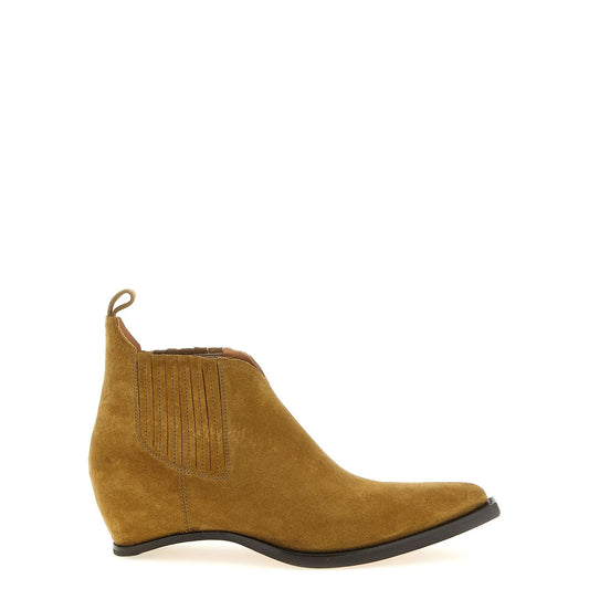 Maison Margiela Brown Bovine Leather Ankle Boots