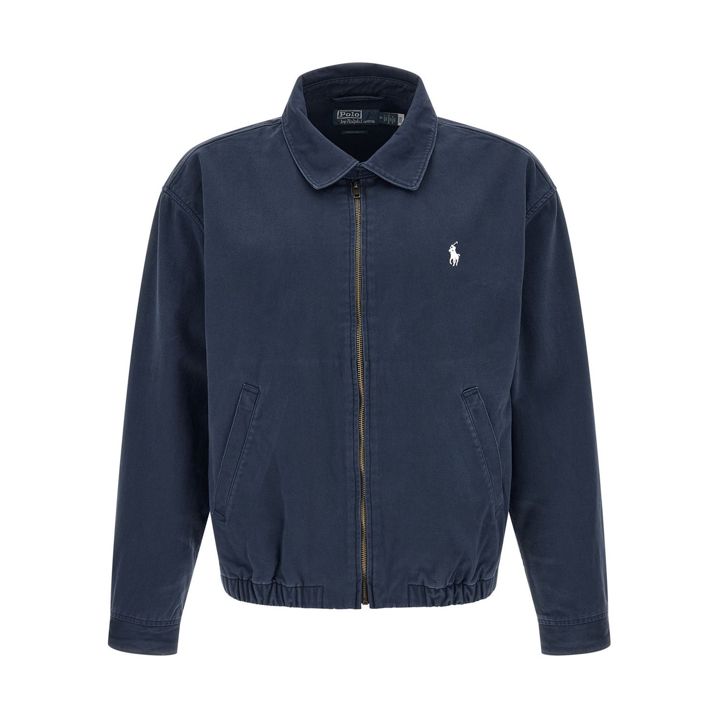 Polo Ralph Lauren Blue Cotton Full-Length Jacket