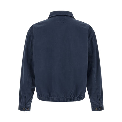 Polo Ralph Lauren Blue Cotton Full-Length Jacket
