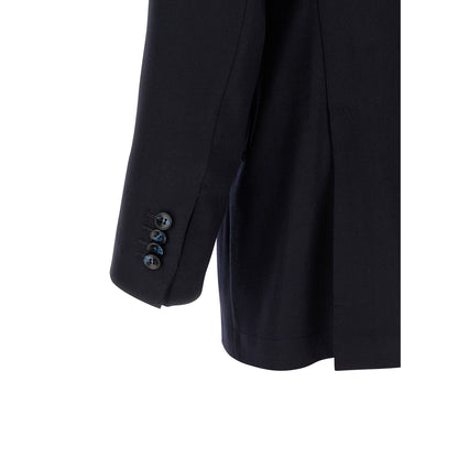 Kiton Blue Virgin Wool Two-Piece Suit